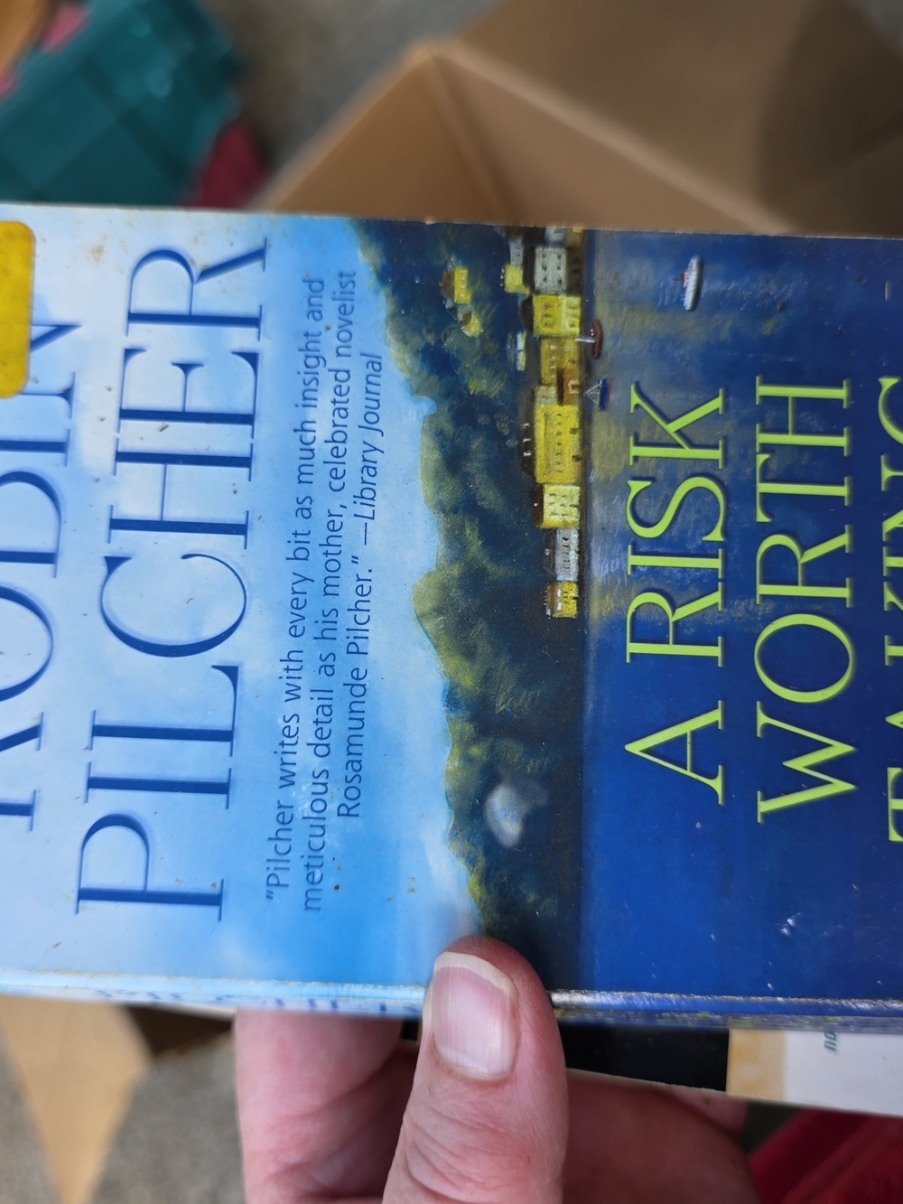 A Risk Worth Taking by - Blue Paperback Home Accent
